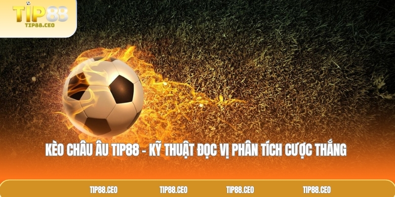 Kèo Châu Âu TIP88 – Kỹ thuật Đọc Vị Phân Tích Cược Thắng