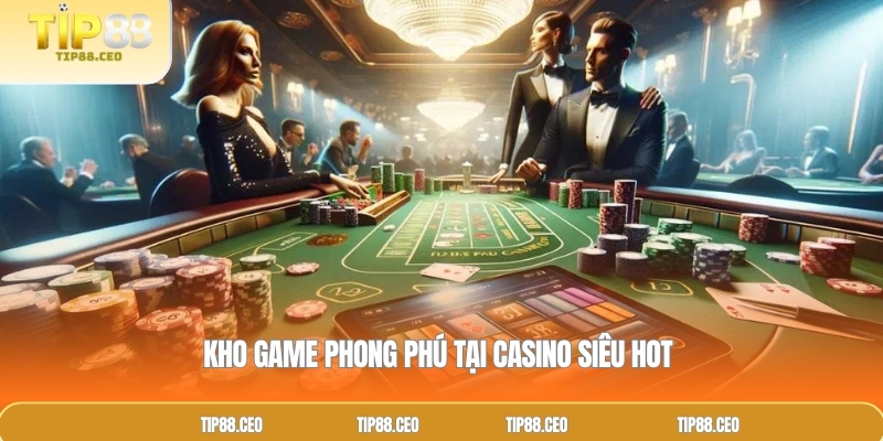 Kho game phong phú tại casino siêu hot 